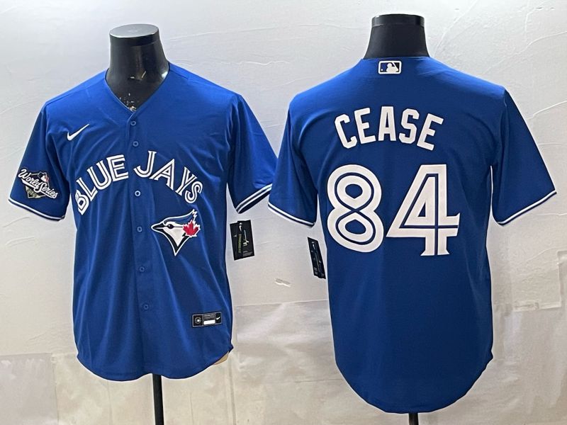 Men 2026 Toronto Blue Jays #84 Cease Blue Game Nike MLB Jersey style 005->toronto blue jays->MLB Jersey